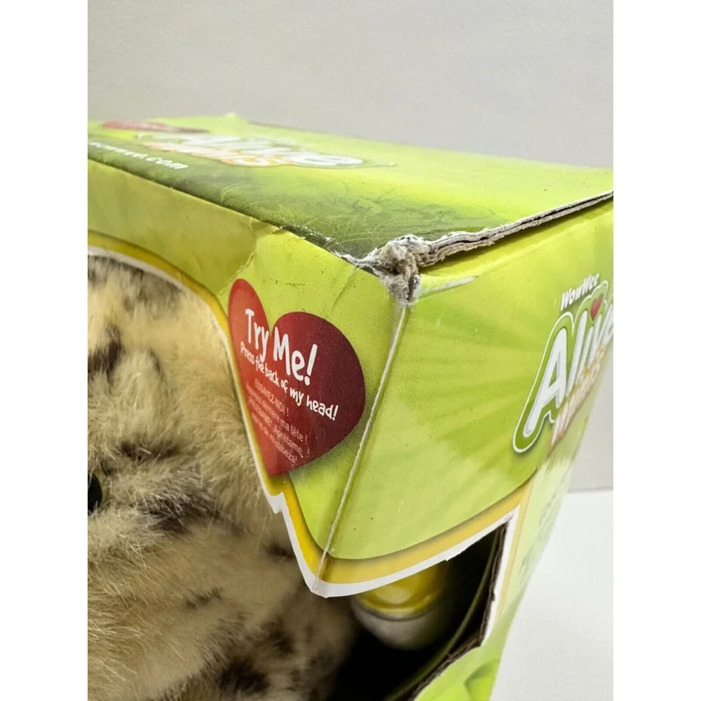 WowWee Alive Minis Leopard‎ Cub Feed Me With My Bottle! Sounds Plush Toy 2008